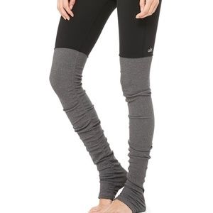 NWT ALO Yoga Goddess Legging in Black/Grey M